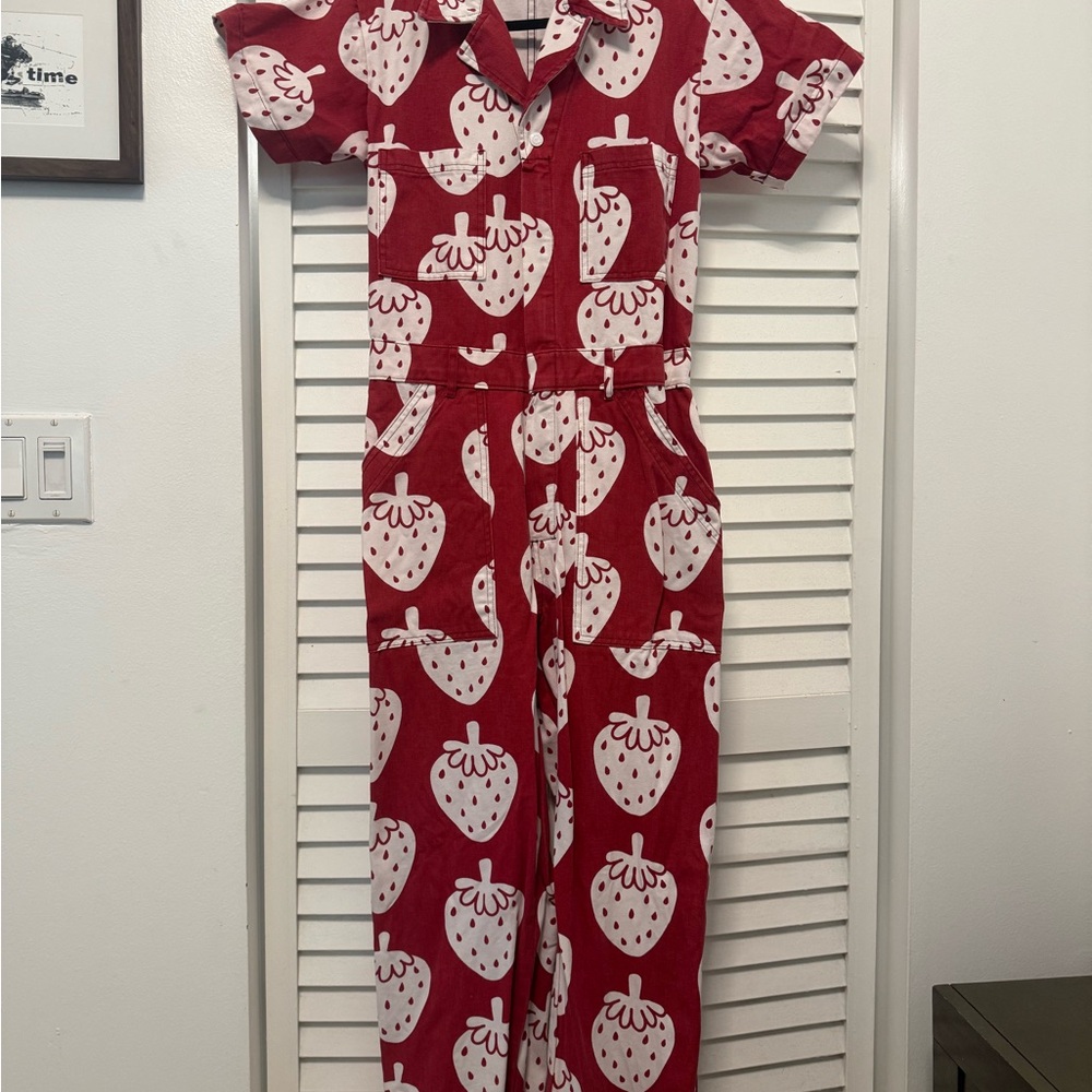 Big Bud Press Red Strawberry Jumpsuit